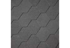 Бітумна черепиця Superglass Hex (01) Black