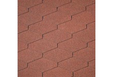 Бітумна черепиця Diamantshield (10) Tile Red