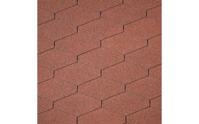 Бітумна черепиця Diamantshield (10) Tile Red