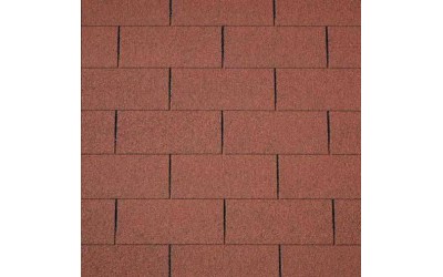 Бітумна черепиця Superglass 3T (10) Tile Red