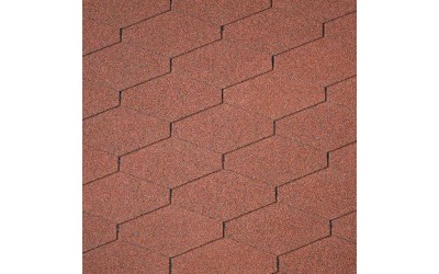 Бітумна черепиця Diamant Plus (10) Tile Red