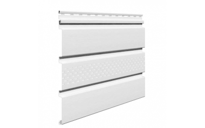 Софіт Айдахо перфорований 2,7x0,3 м Білий