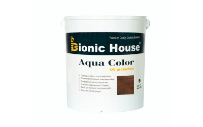 «AQUA COLOR» UV-protect Сонцезахисна фарба для дерева 2,5л Венге