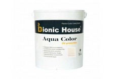 «AQUA COLOR» UV-protect Сонцезахисна фарба для дерева 2,5л Жасмін