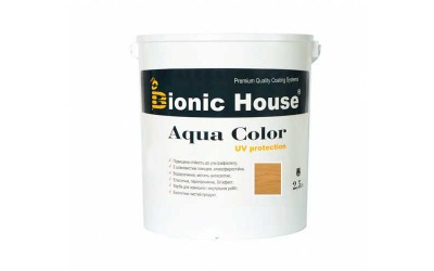 «AQUA COLOR» UV-protect Сонцезахисна фарба для дерева 2,5л Орегон