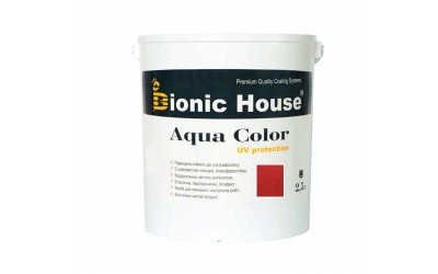 «AQUA COLOR» UV-protect Сонцезахисна фарба для дерева 2,5л Барбарис