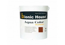 «AQUA COLOR» UV-protect Сонцезахисна фарба для дерева 2,5л Каштан