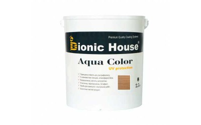 «AQUA COLOR» UV-protect Сонцезахисна фарба для дерева 2,5л Клен