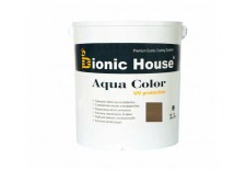 «AQUA COLOR» UV-protect Сонцезахисна фарба для дерева 2,5л Хакі