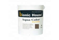 «AQUA COLOR» UV-protect Сонцезахисна фарба для дерева 2,5л Умбра