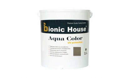 «AQUA COLOR» UV-protect Сонцезахисна фарба для дерева 2,5л Вільха