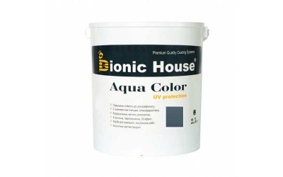 «AQUA COLOR» UV-protect Сонцезахисна фарба для дерева 2,5л Крайола
