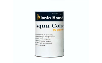 «AQUA COLOR» UV-protect Сонцезахисна фарба для дерева 0,8л Безбарвний