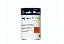 «AQUA COLOR» UV-protect Сонцезахисна фарба для дерева 0,8л Махагон