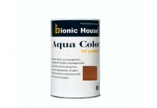 «AQUA COLOR» UV-protect Сонцезахисна фарба для дерева 0,8л Коньяк