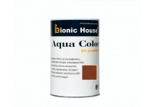 «AQUA COLOR» UV-protect Сонцезахисна фарба для дерева 0,8л Каштан