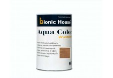 «AQUA COLOR» UV-protect Сонцезахисна фарба для дерева 0,8л Золотий Горіх
