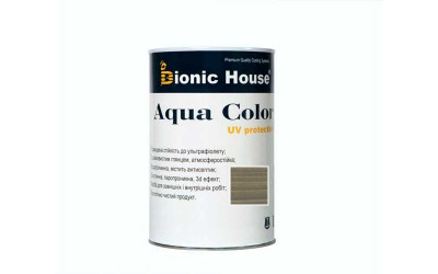 «AQUA COLOR» UV-protect Сонцезахисна фарба для дерева 0,8л Вільха