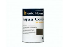 «AQUA COLOR» UV-protect Сонцезахисна фарба для дерева 0,8л Антрацит