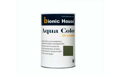 «AQUA COLOR» UV-protect Сонцезахисна фарба для дерева 0,8л Мирт