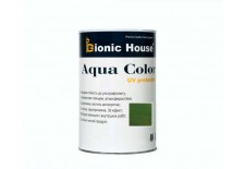 «AQUA COLOR» UV-protect Сонцезахисна фарба для дерева 0,8л Кипарис