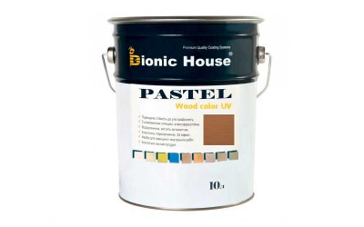 Pastel «WOOD COLOR» Фарба для дерева акрилатна 10л Моко