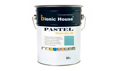 Pastel «WOOD COLOR» Фарба для дерева акрилатна 10л Бірюза