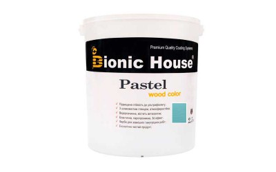 Pastel «WOOD COLOR» Фарба для дерева акрилатна 2,5л Бірюза