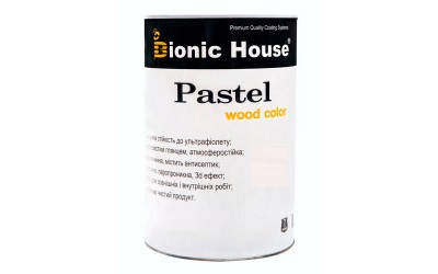 Pastel «WOOD COLOR» Фарба для дерева акрилатна 0,8л Арктік Р201