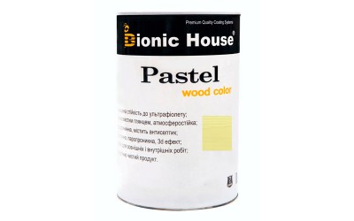 Pastel «WOOD COLOR» Фарба для дерева акрилатна 0,8л Фісташковий Р211