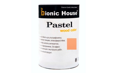 Pastel «WOOD COLOR» Фарба для дерева акрилатна 0,8л Корал Р206