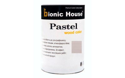 Pastel «WOOD COLOR» Фарба для дерева акрилатна 0,8л Грей Р217