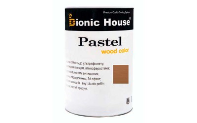 Pastel «WOOD COLOR» Фарба для дерева акрилатна 0,8л Моко