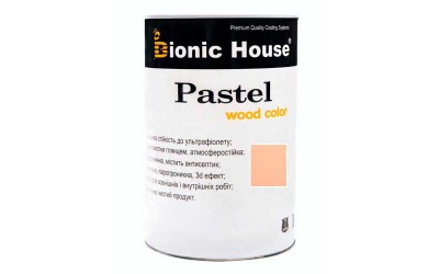 Pastel «WOOD COLOR» Фарба для дерева акрилатна 0,8л Персик