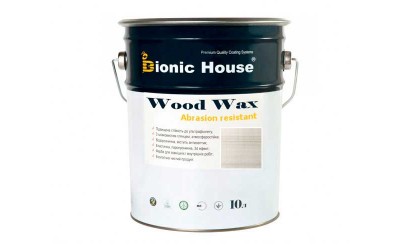 «WOOD WAX» Фарба-віск для дерева 10л Білий дуб