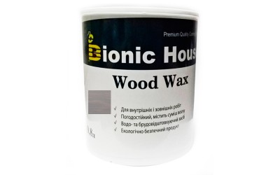 «WOOD WAX» Фарба-віск для дерева 0,8л Попіл А117
