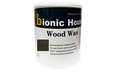 «WOOD WAX» Фарба-віск для дерева 0,8л Антрацит