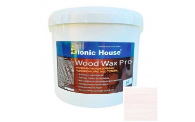«WOOD WAX PRO» Професійна фарба-віск для дерева Біла база 10л Арктік