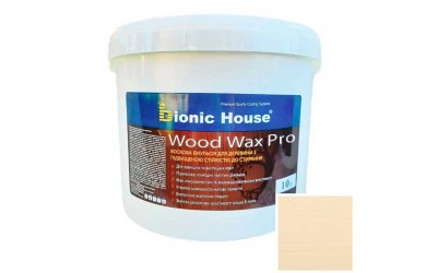 «WOOD WAX PRO» Професійна фарба-віск для дерева Біла база 10л Капучино
