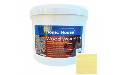 «WOOD WAX PRO» Професійна фарба-віск для дерева Біла база 10л Фісташковий