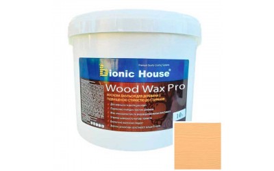 «WOOD WAX PRO» Професійна фарба-віск для дерева Біла база 10л Карамель