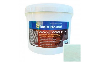 «WOOD WAX PRO» Професійна фарба-віск для дерева Біла база 10л Мальдіви