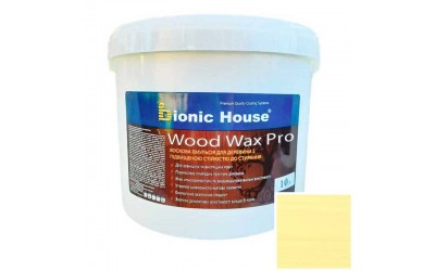«WOOD WAX PRO» Професійна фарба-віск для дерева Біла база 10л Цитрус