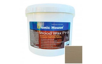 «WOOD WAX PRO» Професійна фарба-віск для дерева Біла база 10л Сірий Сланець