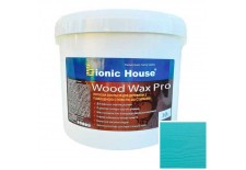 «WOOD WAX PRO» Професійна фарба-віск для дерева Біла база 10л Бірюза