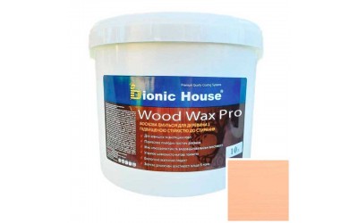 «WOOD WAX PRO» Професійна фарба-віск для дерева Біла база 10л Персик