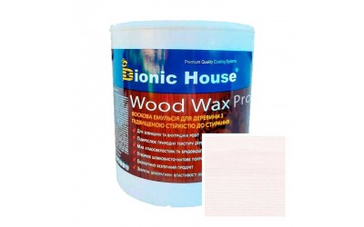 «WOOD WAX PRO» Професійна фарба-віск для дерева Біла база 2,5л Арктік