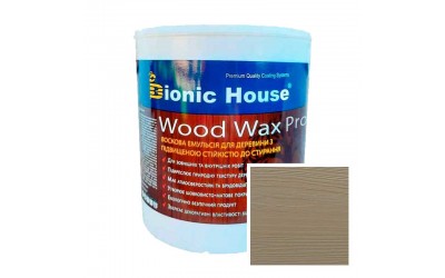 «WOOD WAX PRO» Професійна фарба-віск для дерева Біла база 2,5л Сірий Сланець