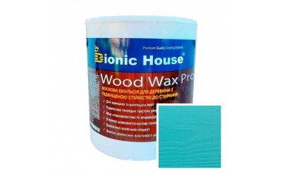 «WOOD WAX PRO» Професійна фарба-віск для дерева Біла база 2,5л Бірюза