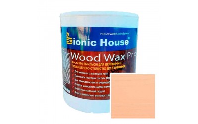 «WOOD WAX PRO» Професійна фарба-віск для дерева Біла база 2,5л Персик